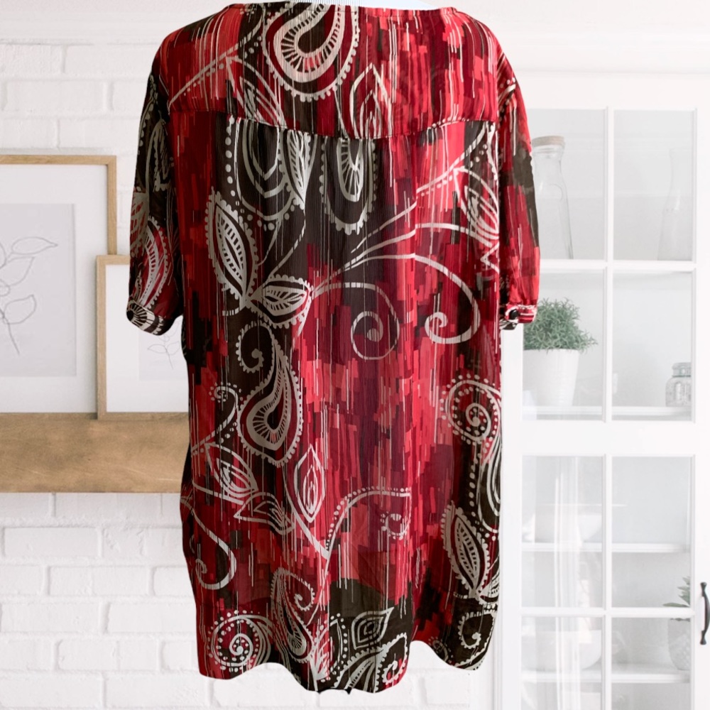 Lane Bryant Chiffon top - Picture 2 of 5